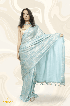 Elegant BANNO Jade Print Cotton Saree