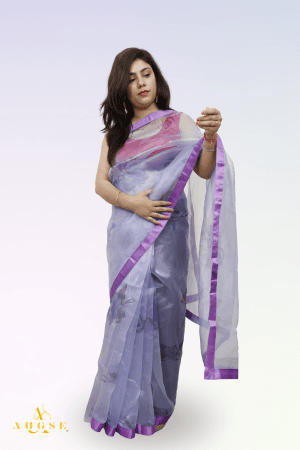 Contemporary Urban Vastra Organza Saree