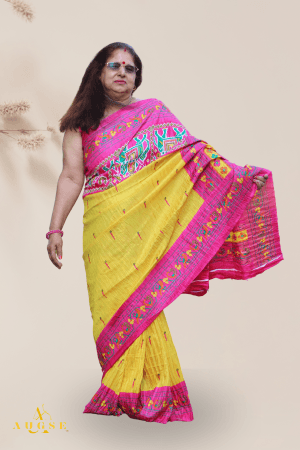 Lively Rajasthani  Razzle Bandhani  Saree