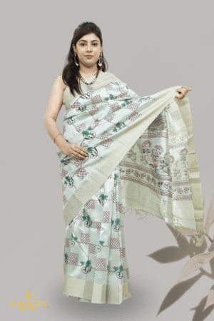 Chic All About Style Pale Green Saree