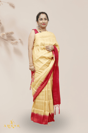 Sona Gold Kanjeevaram Zari Saree